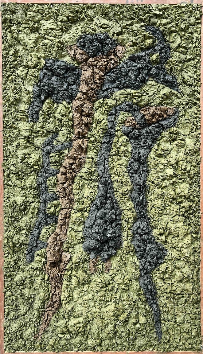 Mojahid Musa, found object, clay painting, dhaka art summit